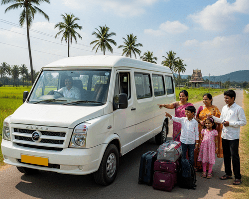 AC tempo traveller Madurai